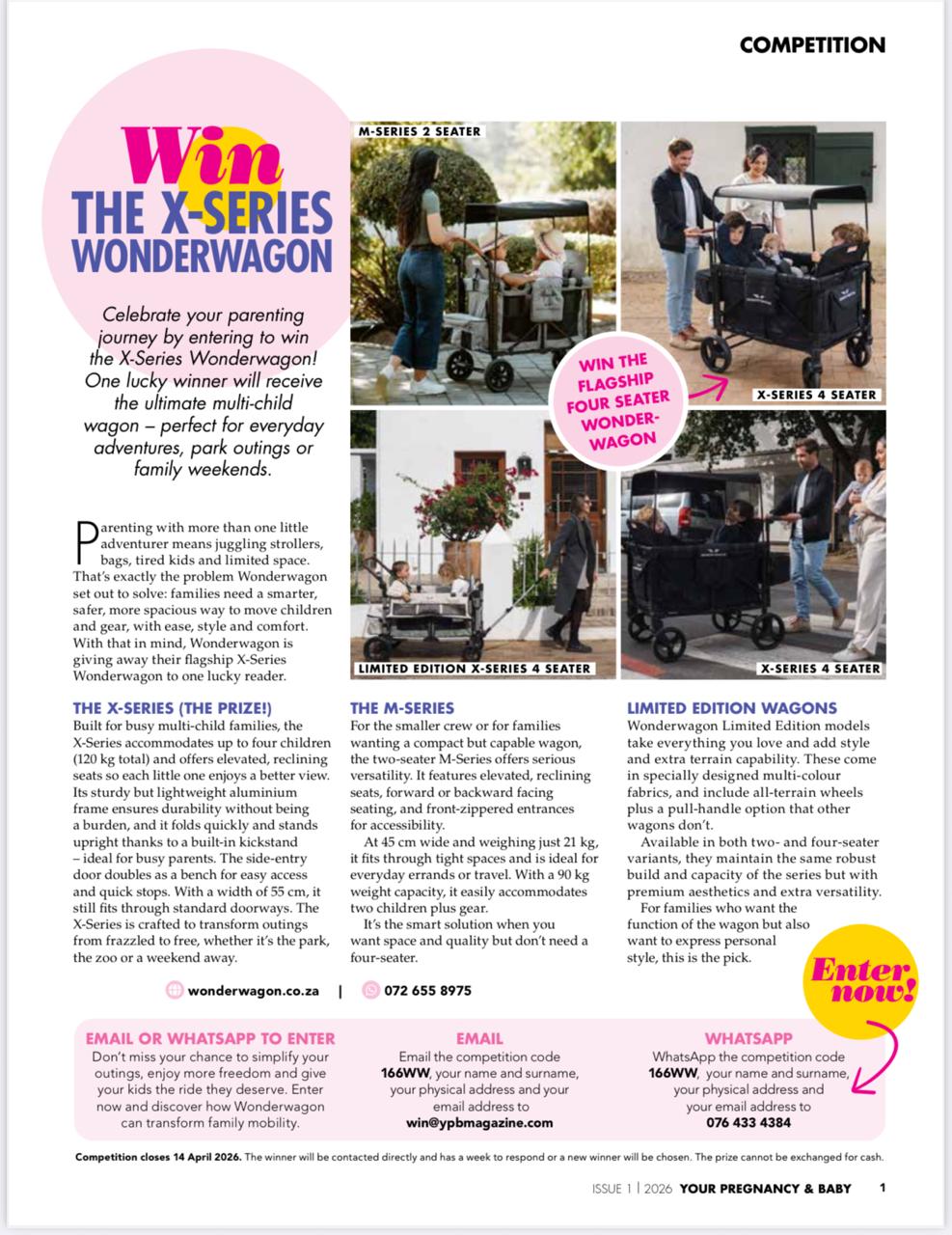 Win a WonderWagon! Enter Our Exciting Competition with Your Pregnancy & Baby